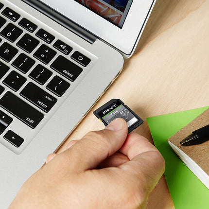 PNY 64GB Elite Tarjeta de Memoria SDXC UHS-I 100MB/s Lectura 10MB/s Escritura