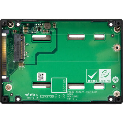 QNAP QDA-UMP4 Adaptador SSD M.2 2280 a 2.5 U.2 PCIe 4.0 5382MBs lectura 2424MBs escritura