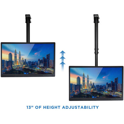 Mount-It MI-509B Soporte de Techo para TV 32 a 70" 110 lb Capacidad 360° Giro