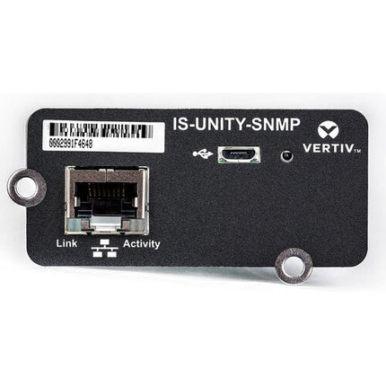 Vertiv Avocent Liebert Intellislot Unity Tarjeta de Comunicaciones SNMP para Gestión Web