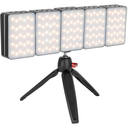 SmallRig RM75 Mini Luz LED para Cámara con Batería 4000mAh y Monturas 1/4"-20