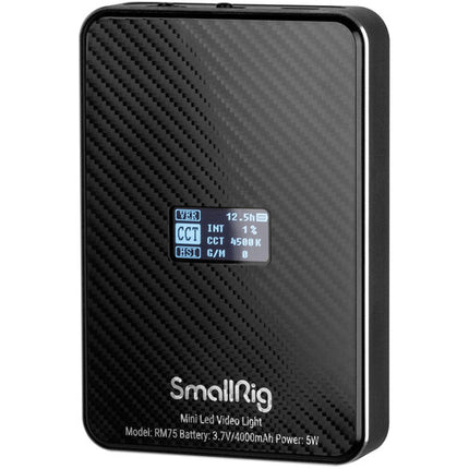 SmallRig RM75 Kit de luces LED mini ajustable con batería integrada