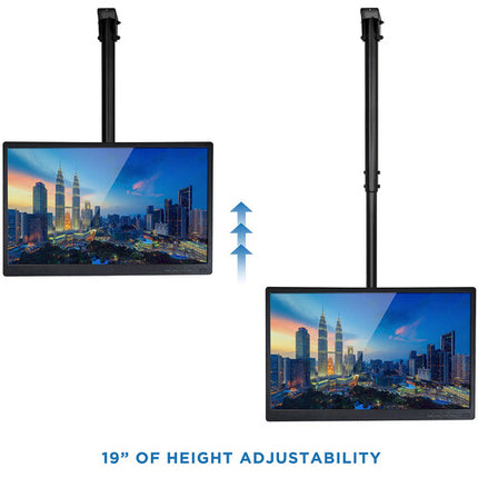 Mount-It! MI-509L Soporte de Techo para Pantallas de 32 a 70" 110 lb Capacidad VESA 200x200 a 600x400mm