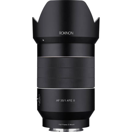 Rokinon 35mm f1.4 AF II Lente para cámaras Sony E-Mount con autoenfoque y diafragma 9 hojas
