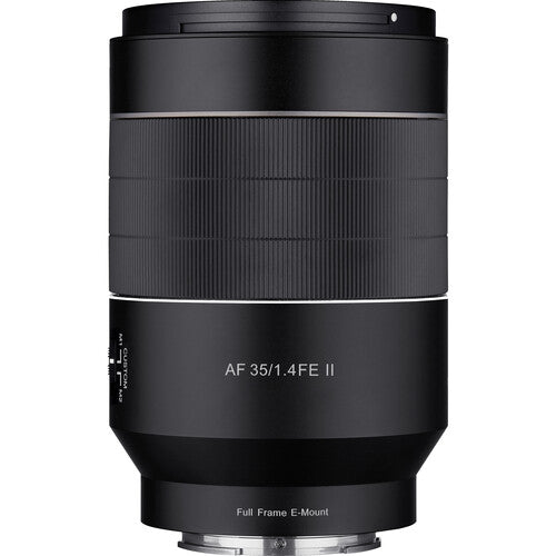 Samyang 35mm f1.4 AF II Objetivo para cámaras Sony E-Mount F1.4 a F16 Diáfragma de 9 hojas