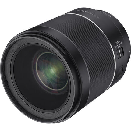 Samyang 35mm f1.4 AF II Objetivo para cámaras Sony E-Mount F1.4 a F16 Diáfragma de 9 hojas