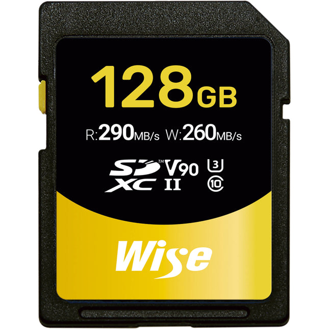 Wise Advanced 128GB Tarjeta de Memoria SD-N UHS-II SDXC V90 290MB/s