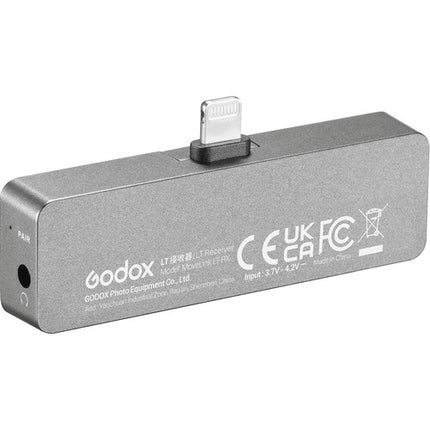 Godox MoveLink LT2 Sistema Micrófono Inalámbrico Digital 2 Personas 164 ft Batería 6h