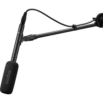 Godox VDS-M3 Micrófono Supercardioide Condensador Recargable 220h batería y filtro paso alto 75 Hz