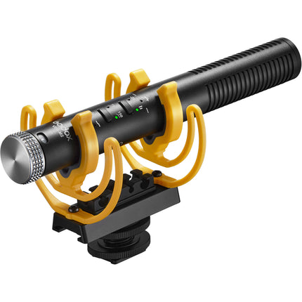 Godox VDS-M2 Micrófono Supercardioide para Cámara con Batería de 25h y Filtro Alto