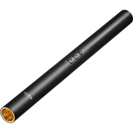 Godox VDS-M3 Micrófono Supercardioide Condensador Recargable 220h batería y filtro paso alto 75 Hz