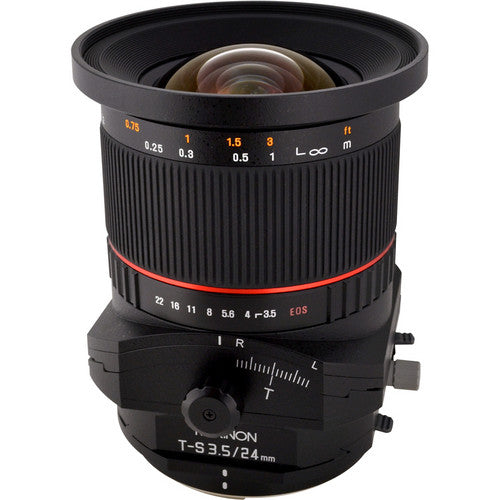 Rokinon Tilt-Shift 24mm f/3.5 ED AS UMC Lente para Canon Gran Angular 8.5º Tilt 12mm Shift