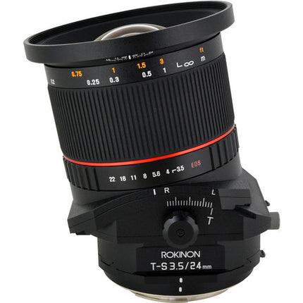 Rokinon Tilt-Shift 24mm f/3.5 ED AS UMC Lente para Canon Gran Angular 8.5º Tilt 12mm Shift