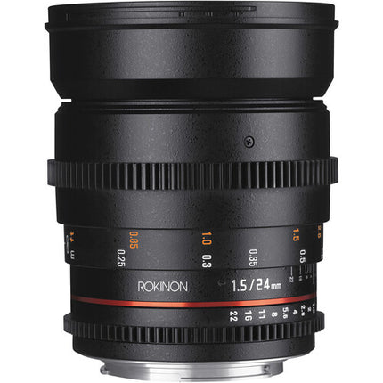 Rokinon Kit de Lentes Cine 24 35 50 85mm T1.5 Montura Canon EF
