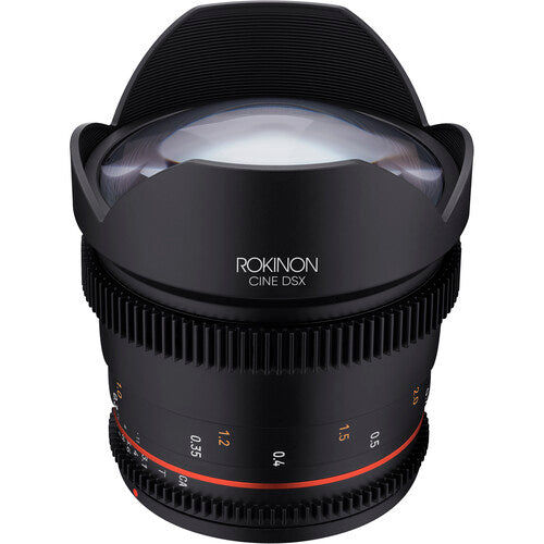 Rokinon 14mm T3.1 Lente Cine Ultra Gran Angular EF Montura Resistente al Clima