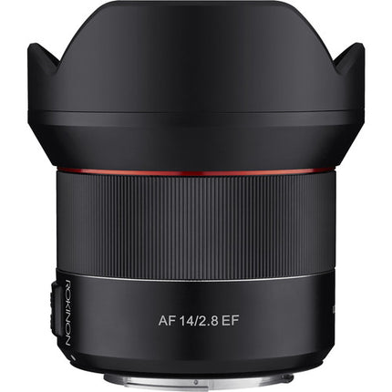 Rokinon AF 14mm f/2.8 Lente Canon EF Full-Frame Apertura f2.8