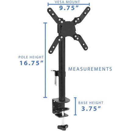 Mount-It! MI-709 Soporte de Escritorio para Monitores hasta 42" y 22 Libras