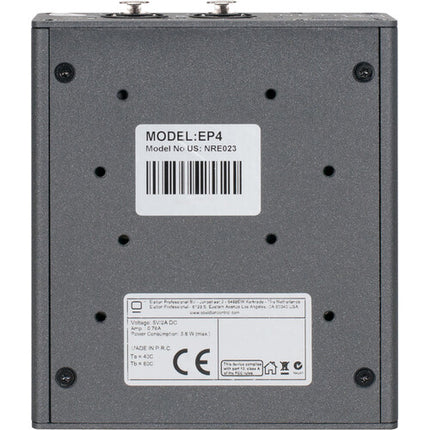 Obsidian Netron EP4 Gateway Ethernet a DMX 4 Puertos 5 Pines PoE USB