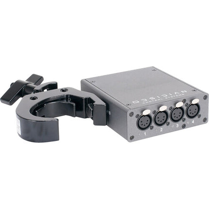 Obsidian Netron EP4 Gateway Ethernet a DMX 4 Puertos 5 Pines PoE USB