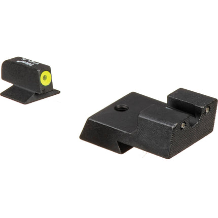 Trijicon 1911 HD Juego de miras nocturnas amarillas para pistola 1911 con iluminación Tritio y construcción en acero