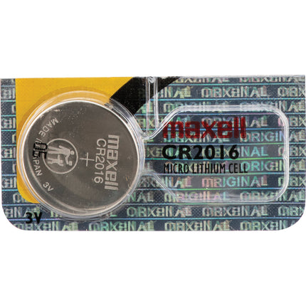 Maxell CR2016 3V Batería de Litio botón alta resistencia fugas electrónica