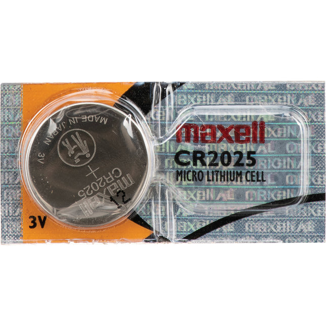Maxell CR2025 Batería de Litio 3V Alta Respuesta y Resistencia