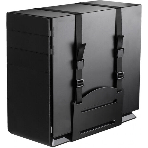 Mount-It! Soporte de pared para computadora capacidad 22 lb ancho ajustable 8.25 pulgadas con correas