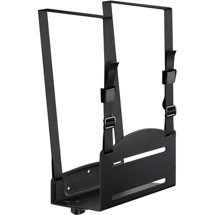 Mount-It! Soporte de pared para computadora capacidad 22 lb ancho ajustable 8.25 pulgadas con correas