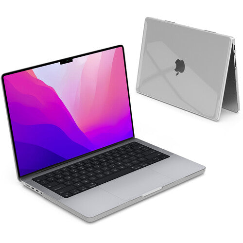 iBenzer Neon Party Funda Rigida Transparente para MacBook Pro 16" M1