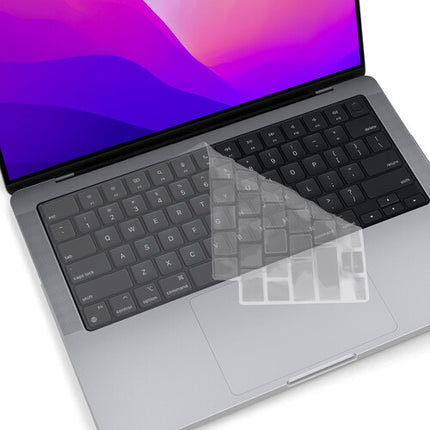 iBenzer Neon Party Funda Rigida Transparente para MacBook Pro 16" M1