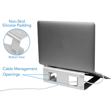 Mount-It! Soporte Vertical para Portátil Aluminio para 11 a 15 Pulgadas