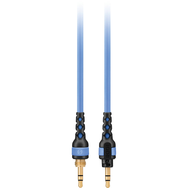 RODE NTH-Cable cable azul de 3.9 pies con conector TRS 3.5mm y adaptador 1/4"