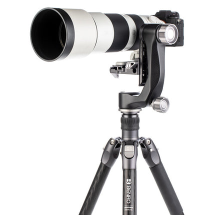 Benro Mini Cabezal Gimbal Fibra Carbono PL100N Capacidad 30kg Arca Compatible