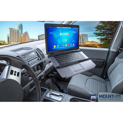 Mount-It Soporte para Laptop en Auto Ajuste 12 a 15.4 Pulgadas 9 Libras Capacidad