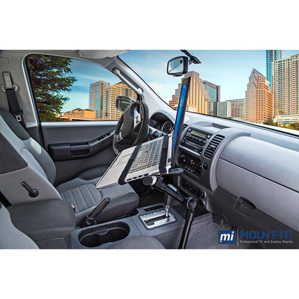 Mount-It Soporte para Laptop en Auto Ajuste 12 a 15.4 Pulgadas 9 Libras Capacidad