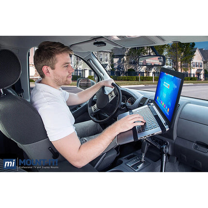 Mount-It Soporte para Laptop en Auto Ajuste 12 a 15.4 Pulgadas 9 Libras Capacidad