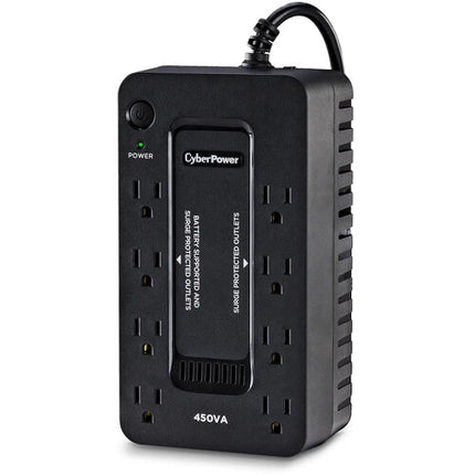 CyberPower 8 Tomas UPS 450VA 260W 890 Julios Protección Antisobretensión