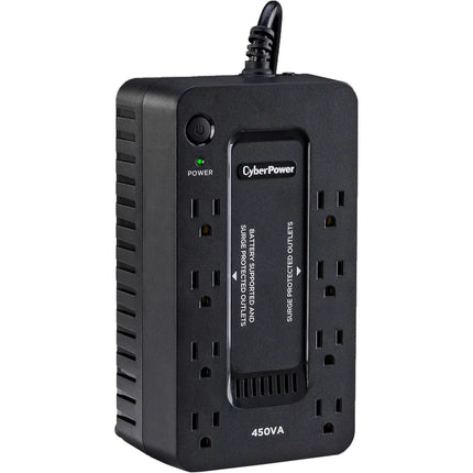 CyberPower 8 Tomas UPS 450VA 260W 890 Julios Protección Antisobretensión