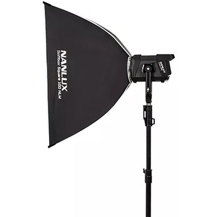Nanlux Square Softbox 39.4x39.4 pulgadas Interior Plateado con Rejilla Eggcrate