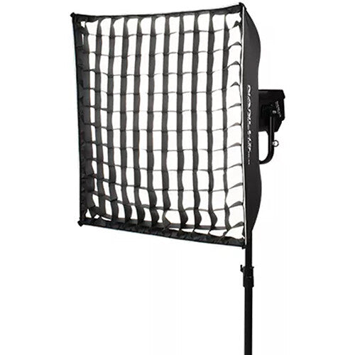 Nanlux Square Softbox 39.4x39.4 pulgadas Interior Plateado con Rejilla Eggcrate
