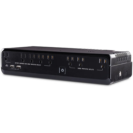 CyberPower SL750U Suministrador de energía UPS 750VA 375W con puertos USB y protección contra sobretensiones