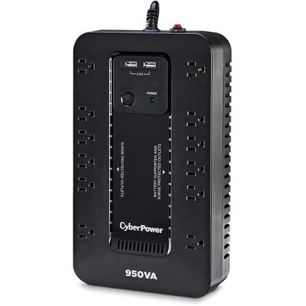 CyberPower UPS de Respaldo 12 Enchufes 950VA 510W 2 Puertos USB