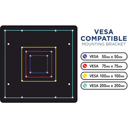 Mount-It! Adaptador VESA para Monitor Soporta 32 a 55 Pulgadas 66 lb