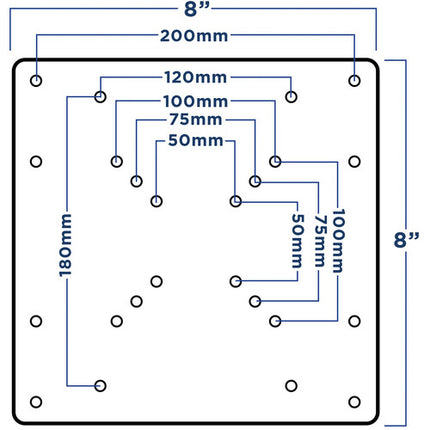 Mount-It! Adaptador VESA para Monitor Soporta 32 a 55 Pulgadas 66 lb