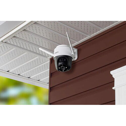 Lorex Fusion F461AQD-E Cámara de seguridad Wi-Fi exterior 4MP 2560x1440p con visión nocturna y kit de montaje