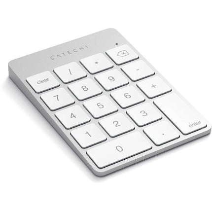 Satechi Slim Teclado Numérico Bluetooth Recargable Perfil Delgado Plata