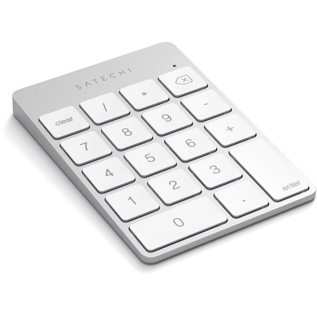 Satechi Slim Teclado Numérico Bluetooth Recargable Perfil Delgado Plata