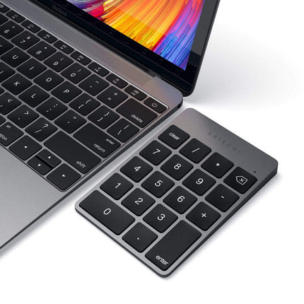 Satechi Slim Teclado Numérico Bluetooth Inalámbrico Batería Recargable Perfil Delgado
