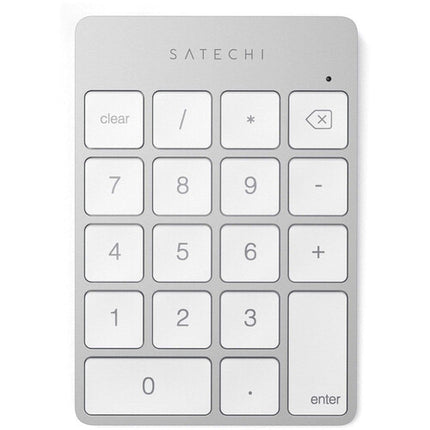 Satechi Slim Teclado Numérico Bluetooth Recargable Perfil Delgado Plata
