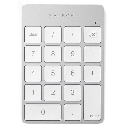 Satechi Slim Teclado Numérico Bluetooth Recargable Perfil Delgado Plata